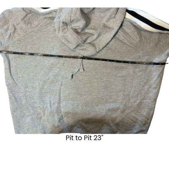 NWOT Spiritual Gangster Hamsa Classic Raglan Hoodie Gray XS - Picture 4 of 6